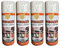 various Pintura Spray Imprimacion Blanco de 400 ml Adecuado para las Superficies de Metal, Madera y Plástico Pack de 4 Unidad