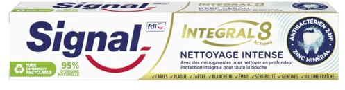 Signal Integral 8 Zahnpasta Intensive Reinigung mit Zink-Technologie, Wirksamkeit 24 Stunden, 75 ml