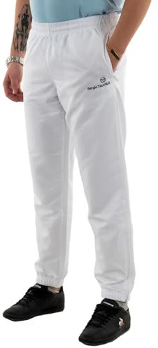 Sergio Tacchini Carson 021 Slim Pant (39171) Herren Trainingshose White/Black (118) XL