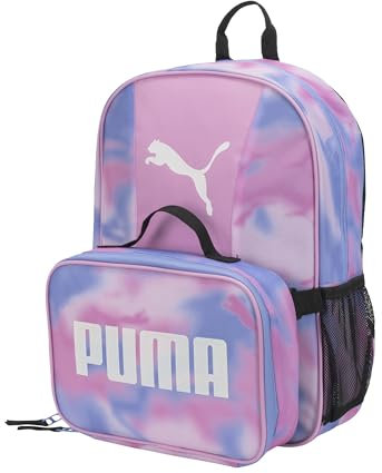 PUMA Zaino e kit pranzo Combo, Rosa, Taglia unica, Zaino e kit pranzo Combo
