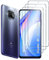 Fyqzio [3+2 Piezas Cristal templado compatible con Xiaomi Mi 10T Lite 5G y protector de pantalla de cámara,sin burbujas,dureza 9H,antiarañazos,HD protector de pantalla