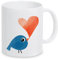 artboxONE Tasse Amsel mit Herz von Julia Reyelt - Kaffeetasse Tiere