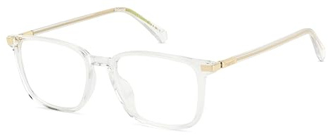 Polaroid Herren Brille mit Sehstärke Rechteckig | Gefertigt aus Öko-Polyamid, optional mit Sonnenbrillentönung oder Blaulichtfilter, inklusive Brillenetui