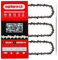 8 Inch Pole Saw Chain for Dewalt DCPS620B DCPS620M1 Chainsaw, 8 Replacement Sawchain for Dewalt DCCS623B DCCS623L1 Chain Saw 3PCs(90MOPX34)