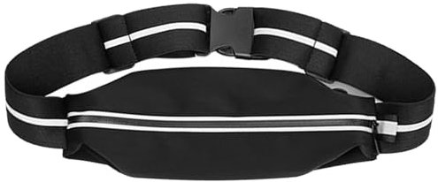 KYSUN Portable Sacs Bananes de Sport, Ceinture Running Course à Pied, Réglable Running Belt, Ceinture de Course, Sac Banane à la Taille, Léger Fanny Pack pour Gym Jogging Courir Fitness (Noir)