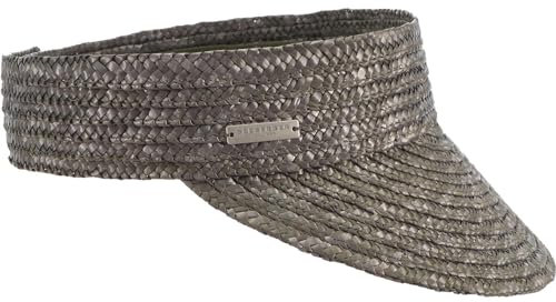 Seeberger Damen Strohschild Klettverschluss Sonnenvisor Schirmkappe Blendschutz Strohborte Schirm Visor (One-Size) Olive