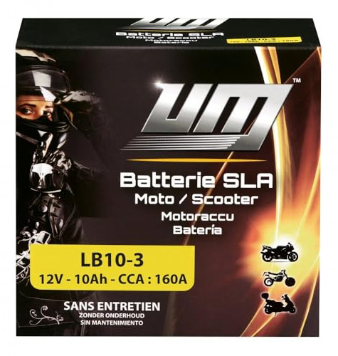 UM Batterie Moto/Scooter - LB10-3, 12V