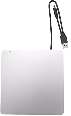 Hztuang BLU Ray 3D extern DVD-enhet, USB 3.0 och typ C CD-spelare BLU Ray DVD CD-brännare med ultratunn kortplats