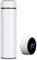 Smart Flask 500ml - Stainless Steel, Vacuum Insulated Water Bottle with LED Touch Screen Temperature Display, Leakproof & Perfect for Travel, Gym, Home, and Office. (White) - P002