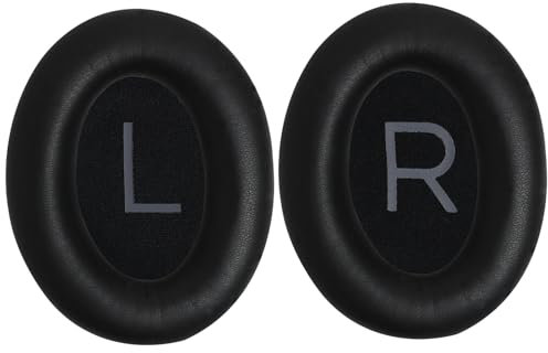 Replacement Ear Pads for Bose QuietComfort 45 Over-Ear Headphones Cover for Bose QC45, Leather Protein Foam Cushion for Bose QC45 /QC SE, Replacement Earpads, Black