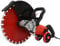 Levkitch Sega elettrica per calcestruzzo 4100 W, Troncatrice a Disco Bagnato/Asciutto 410mm Sega Circolare,Troncatrice Circolare Elettrica per Cemento Profondità Taglio 165 mm