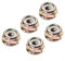 Ricambio affidabile 5PCS M10x1 25 dadi a mano sinistra per operazioni efficienti di taglio delle corde