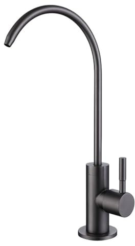 Faucet Wasserfilter Hähne, Edelstahl -Küchenspüle Wasserhahn Pistole grau