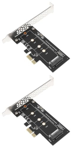 OTOTEC 2 Stück PCI-E M.2 auf PCI-E3.0 X1 Erweiterungskarte für M.2 PC SSD NGFF NVME6698