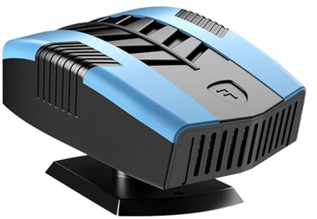 Radiateur de voiture - Chauffage et rafraîchissement de véhicule | Désembuage électrique portable 12 V pour voiture, chauffage rapide, rotation à 360°, pour camping-car, camion, automot