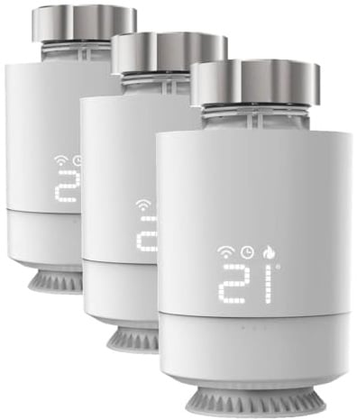 Hama Smartes Heizkörperthermostat (Erweiterung für Heizungssteuerung WLAN, Smart Home Heizungsregler für alle Ventile, programmierbarer Heizungsthermostat, individuell heizen per App, Energie sparen)