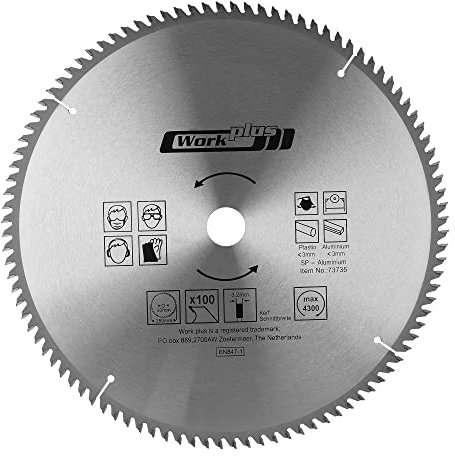 HM Kreissägeblatt 400x30 mm – 120 Zähne für Aluminium & Kunststoff, kompatibel mit allen gängigen Kreissägen wie Tischkreissäge, Handkreissäge & Holzsäge, inkl. Reduzierringe