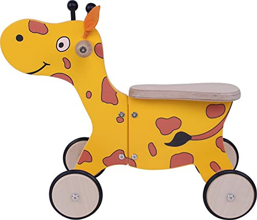 KidsBo Rutscher aus Holz Modell Rutschtier Giraffe Happy