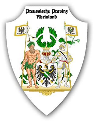 Preussische Provinz Rheinland NRW Wappen Aufkleber Rheinländer 30x22cm#A5063