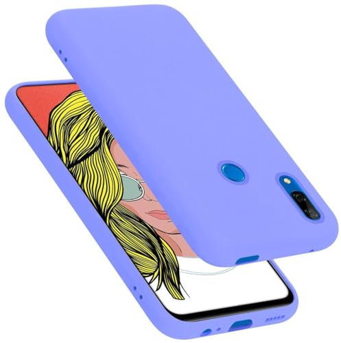 Cadorabo cover compatibile con Honor 10 LITE/Huawei P SMART 2019, cover in silicone liquido per 10 LITE/Huawei P SMART 2019, custodia in silicone, resistente ai graffi - LIQUID LILA CHIARO
