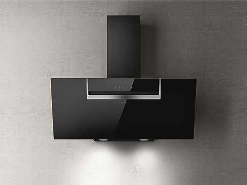 Elica SHEEN-S BL/A/90 - Cappa da Cucina Aspirante Nero