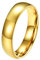 Epinki Ehering Herren 4MM, Gold Band Ringe Eheringe Bogen Edelstahl Ringe für Mann, Größe 67 (21.3)