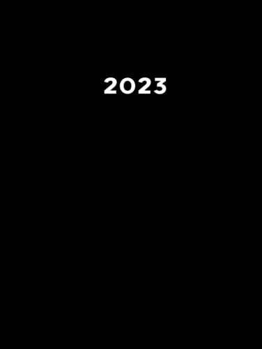 2023: Kalender XXL 2023 I A4 I 1 Seite / Tag mit Zeiteinteilung I 400 Seiten I Terminkalender I Office Planer I Kalenderbuch I Hardcover I Farbe Schwarz