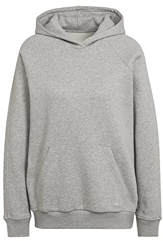 Adidas Damen Hooded Sweat W All Szn Bf Hd, Medium Grey Heather, HN4207, S