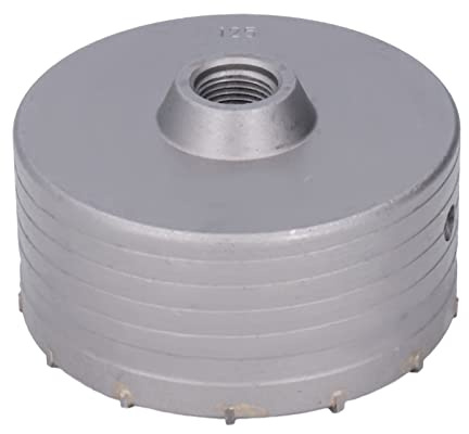 Xnferty Scie-cloche à Béton Pointes en Tungstène Coupe-trou Creux Marteau électrique Scie-cloche Murale 125 Mm Ouvre-trou en Carbure de Haute Dureté pour Béton