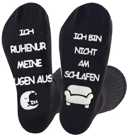 ZYXTLY Geschenke für Väter Papa Opa Lustige Socken Ostergeschenke Geschenke zum Papa Opa Geburtstag,Vatertag Geburtstag Vater Geschenk Kleinigkeiten für Männer Herren Geschenkideen socken mit spruch