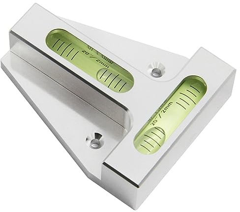 LAUGHERER 1 Stück T Typ Level Meter, Mini Wasserwaage Blase Zwei Wege T Typ Tragbare XY Dual-Achsen Horizontale Messung Instrument A