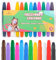 Bowitzki Kit de pintura facial de 12 colores, rotulador de cara con base de agua temporal, para niños, maquillaje corporal, pintura para adultos, con caja