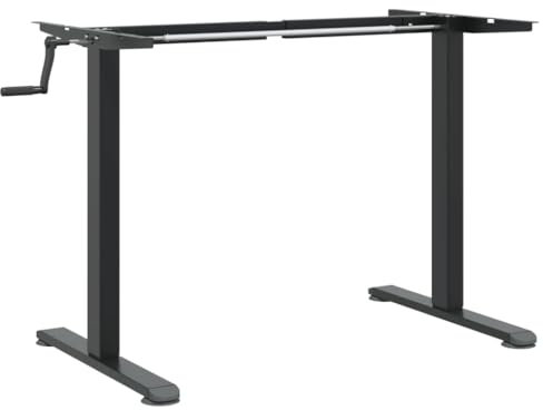 vidaXL Gestell für Sitz-Steh-Schreibtische, Schreibtischgestell Höhenverstellbar, Stehpult für Schlafzimmer Büro, Tischgestell Tischbeine, (94-135) x60x(70-114) cm