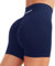 JOYSPELS Sport Shorts Damen Scrunch Butt Gym, Kurze Sporthose Damen Shorts Radlerhose High Waist Laufhose Dunkelblau XS
