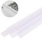 INCREWAY Slip On Cabinet Door Protector, 8PCS Clear Plastic Edge Guard for Protecting Kitchen Cabinet Stool Foot Rails Chair Rung from Chipping