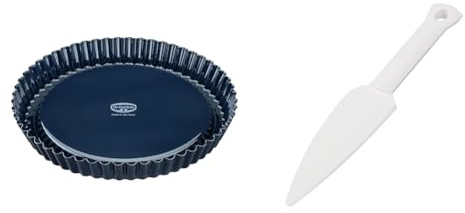 Dr. Oetker Obstkuchenform 28 cm Back-Liebe Emaille & Kuchenlöser, einfaches und schnelles Lösen