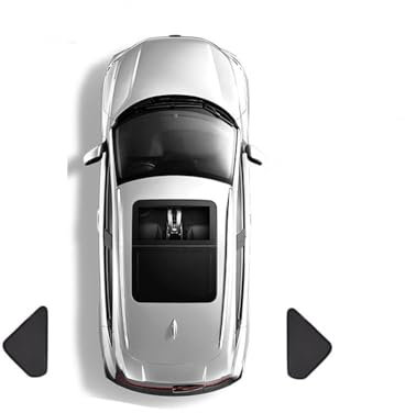 ztpato Coche Ventanas Laterales Parasol,para BMW X5 E70 2006-2013 Delanteras Trasera Laterales Ventanas Boquear RayosUV Proporcionar Privacidad,Triangular-Window
