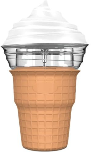 Lpitoy Máquina para Hacer Helados Automática USB, Mini Exprimidor De Batidos Eléctrico De 450, Máquina Prensadora De Postres De Frutas Congeladas para Hogar, Mezclador De Yogur para Helados Cremosos,