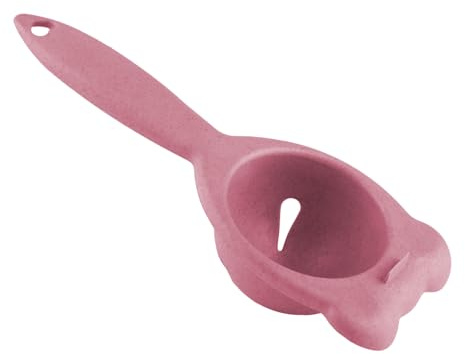 Thyonta Kitchen Baking Eggs Egg White Separator Food Grade Material, Yolk Filter with Slot Design for Breakfast, Home Kitchen, Restaurant(Pink)