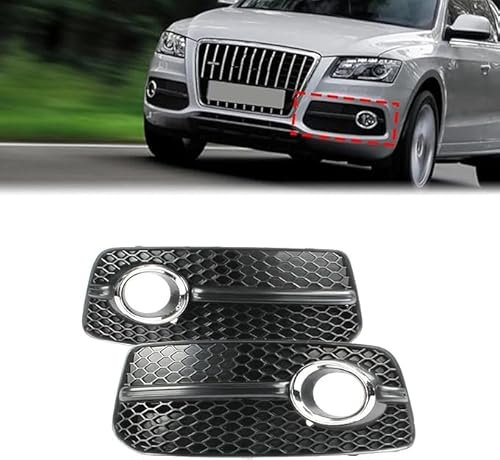 WangjunF Griglia del Paraurti Anteriore dell'automobile per Audi Q5 S-Line Sport 2009-2012,Griglia della Maglia dell'automobile, Griglia del Rene del Centro