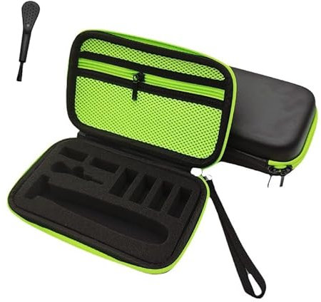Nokwocy Trimmer-Etui für Philips One Blade QP2530/30, QP2630/30, QP2520/30, QP2520/65,A ufbewahrungslösung für elektrische Rasierer für Männer, Robuster Klingenschutz und Halter für Ersatzklingen