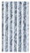 Rideau de porte chenilles gris/blanc pour caravane et camping-car