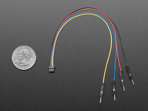 Adafruit STEMMA QT/Qwiic JST SH 4-pin zu Premium Stecker Header Kabel, 150mm, 4209