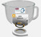 SPARES-Direct-Oldham Glass Mixing Bowl Compatible with Kenwood KMX75 KMX750 KMX754 KMX760 KMX761 Series Food Processors (5L, 4-Lug)