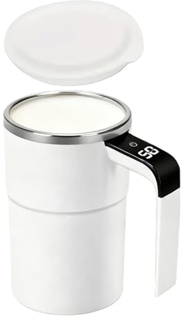 Kaffeebecher - 380ml Automatisches Mischen Und Rühren Für Getränke Neuheit | Magnetische Selbstrührende Tasse Mit Deckel,für Frauen Männer Honig Zuhause Küche Bar Geburtstag Weihnachten Büro