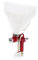 Wiltec Trichterpistole 6 L mit 3 Düsen 4,5 mm, 6 mm, 8 mm, Spritzpistole Sprühpistole mit Druckluft zum Verputzen für Lehmputz, Quarzstand usw.