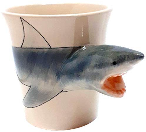 Hai-fisch Tasse Tier Tasse 3d Tasse Keramik Becher mit Tieren Tiermotiven
