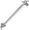 11 Solid Brass Shower Arm Extension by SparkPod - Easily Adjustable with Universal Connection to Showerheads (Luxury Polished Chrome)