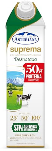 Central Lechera Asturiana Leche Desnatada Suprema, Brik 1L