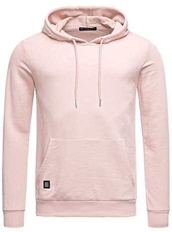 RED BRIDGE Sweat à Capuche Sweatshirt avec Poche Frontale Pull de Base Large Gamme de Couleurs Rose 3XL